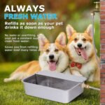 3 Gallon Automatic Dog Water Bowl Dispenser Outdoor Dog Waterer - Image 3