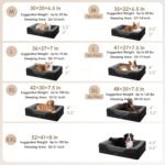 EHEYCIGA Orthopedic XL Dog Bed for Large Dog, Memory Foam Dog Couch - Image 5