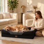 EHEYCIGA Orthopedic XL Dog Bed for Large Dog, Memory Foam Dog Couch - Image 9