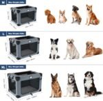 36 Inch Collapsible Soft Dog Crates with 3-Door & Mesh Windows for Travel - Image 7