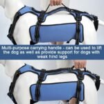 Coodeo Dog Lift Harness, Full Body Support & Recovery Sling, Pet Rehabilitation Lifts Vest for Old Dog with Arthritis Walk(Bule,L) - Image 5