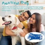 Gerrii 200 Count Dog Toothbrush Double Headed Long Handle Soft, Blue - Image 6