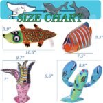 4 Pack Squeaky Dog Water Toys, Floating Dog Pool Toys, Cute Dogs Summer Accessories for Small Medium Large Dogs - Image 4
