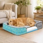 Dog Bed with Reusable Potty Pad - 44" x 31" x 6.2" - Image 6