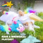 Hyper Pet Doggie Tail and Unicorn Pal Interactive Plush Dog Toys, 2 Pack - Image 7