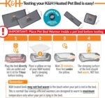 K&H Pet Bed Warmer, Safety Listed, Cat Heating Pad, Small 10.25x9.25in Gray - Image 6