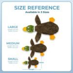 Best Pet Supplies 2-in-1 Stuffless Squeaky Dog Toy - 4 Figures, Small - Image 7