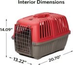 MidWest Spree Travel Carrier, 24-Inch, Small Pet Crate, Blue - Image 2