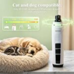 Dog Nail Grinder, Ultra-Quiet 37dB, Low Vibration Pet Nail Trimmer Painless - Image 8