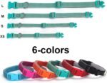Orange Reflective Dog Collars, Highly Reflect Safety Neoprene Padded Basic Cat Collar Durable Soft Nylon Hunting Puppy Collar Adjustable for Xs Small Medium Large Boy Girl Pet Dogs, XSmall - Image 6