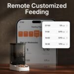 PETKIT Automatic Cat Feeder, 2.4G WiFi Automatic Dog Feeder, App Control Pet Food Dispenser with Triple Fresh-Lock System, Schedule Feeding, Food Shortage Alert, Dual Power-Charge&Battery,3L Capacity - Image 3