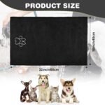 Chumia 4 Pcs Dog Towels for Drying, 16 x 32 Inch, Black - Image 4