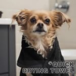 Chumia 4 Pcs Dog Towels for Drying, 16 x 32 Inch, Black - Image 5
