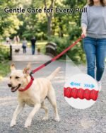 Joytale Tactical Bungee Dog Leash, Shock Absorbing No Pull, Red - Image 2