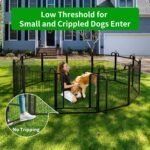 Dog Playpen Outdoor 16 Piece Panels Heavy Duty Dog Fence 40" Height - Image 3