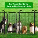 Dog Playpen Outdoor 16 Piece Panels Heavy Duty Dog Fence 40" Height - Image 7