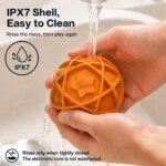Orange Replacement Shell for Interactive Dog Ball Toy, 4-Turn Thread - Image 4