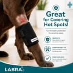 Labra Dog Front Leg Brace - Compression Wrap with Adjustable Straps - Dog Wrist Brace for Support - Leg Sleeve to Stop Licking - Aid in Wound Care and Recovery - Small/Medium - Image 4