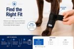 Labra Dog Front Leg Brace - Compression Wrap with Adjustable Straps - Dog Wrist Brace for Support - Leg Sleeve to Stop Licking - Aid in Wound Care and Recovery - Small/Medium - Image 6