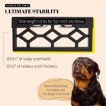 AVERYDAY Elevated Dog Bowls, 4 Height Adjustable Stand for Medium and Large Dogs, Raised Dog Feeder Holder with 2 Stainless Steel Food and Water Bowls, Anti-Slip Base Tall Feeding Station - Image 4