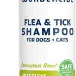 Wondercide – Flea & Tick Shampoo for Dogs and Cats – Lemongrass – 12 Fl oz
