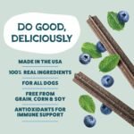 Shameless Pets Blueberry & Mint Dental Chews for Dogs, 32 Chews - Image 6