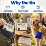 Race&Herd Dog Scent Kit — 6 Anise Nose Work Pouches in Tin (Ocean) - Image 3