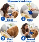 Race&Herd Dog Scent Kit — 6 Anise Nose Work Pouches in Tin (Ocean) - Image 5