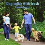 Roses&Poetry Bluegreen Small Dog Collar and Leash Set, Puppy Reflective Leashes with Collars, Adjustable Durable Matching Collar Leash for Small Dogs Girl (Bluegreen-XS) - Image 4