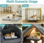 COZY KISS Cooling Orthopedic Dog Bed, Q-Max>0.5, Waterproof Lining, 44x32in - Image 5