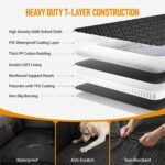 Dog Car Seat Cover for Back Seat, Hard Bottom Back Seat Extender for Dog - Image 4