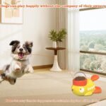 Dog Interactive Treat Dispenser Toy, Food Puzzle Slow Feeder (Yellow) - Image 5