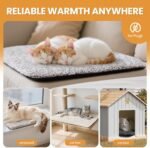 Mora Pets Self Warming Cat Bed Self Heating Cat Dog Mat Pet Pad Extra Warm - Image 6