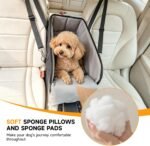 Collapsible car Travel seat, Suitable for Small Dogs up to 11 lbs - Image 4