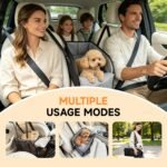 Collapsible car Travel seat, Suitable for Small Dogs up to 11 lbs - Image 8