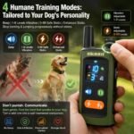 Training Collar for Dogs with Remote Control, Green - Image 2