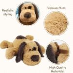 WEIGEDU Floppy Stuffed Dog Puppy Plush Toy, 20 inch, Brown - Image 3