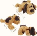WEIGEDU Floppy Stuffed Dog Puppy Plush Toy, 20 inch, Brown - Image 6