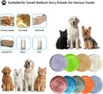 Bifeaw Slow Feeder Dog Bowls, Dishwasher Microwave Safe Silicone Puppy Puzzle Bowl with Non-Slip Design for Eating (Grey Green) - Image 4