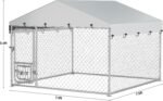 YITAHOME Outdoor Dog Kennel with Rotating Feeder Bowls - Image 3