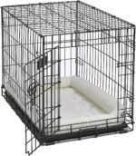 MidWest Homes for Pets QuietTime Dog Bed - White Fleece Bolster, Ultra-Soft and Machine Washable, Fits 36-Inch Crates and Carriers, for Medium to Large Breed Dogs - Image 6