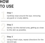 Eye Envy Tear Stain Wipes for Dogs. Textured to Gently Clean. Presoaked in Natural Formula. Recommended by AKC Breeders, Professional Groomers. Cleans Staining. USA Made. 60 Wipes - Image 5