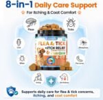 Carmelie Flea and Tick Prevention for Dogs, Flea & Tick + Itch Relief Chews - Image 3