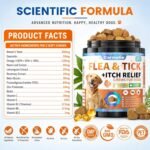 Carmelie Flea and Tick Prevention for Dogs, Flea & Tick + Itch Relief Chews - Image 9