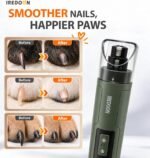 IREDOON Dog Nail Grinder with 4 LED Lights, 3 Speeds Super Quiet for Pets - Image 7