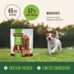 Waggin' Train Chicken Jerky Dog Treats, Made with 100% Real Chicken Breasts, Only Two All-Natural Ingredients, Great High Protein Dog Treat, Easily Digestible for Big or Small Dogs, 18 oz. Pouch - Image 3