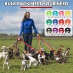 Hillban 24 Pack Nylon Dog Training Leash Bulk 5 ft, Bright Colors - Image 5