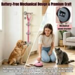 Dog Door Bell for Potty Training, 2-in-1 Set with Adjustable Hanging Bell(Includes 7 Stainless Steel Bells) and Metal Press Call Bell,Pink - Image 7