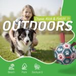 QDAN Dog Balls, 6 Inch Dog Soccer Ball with Straps, Herding Balls for Dogs - Image 5
