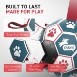 QDAN Dog Balls, 6 Inch Dog Soccer Ball with Straps, Herding Balls for Dogs - Image 6